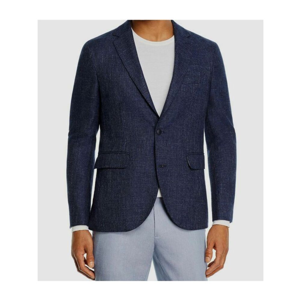 DYLAN GRAY Mens Navy Single Breasted Blazer 44R